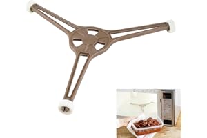 ZESCYHA Support Triangulaire Micro-Ondes, Porte-Plateau Anneau Tournant Universel, Remplacement de l'Anneau Pivotant pour Four à Micro-Ondes, Convient aux Plateaux de Pièce détachée Verre de 24,5 cm