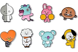 SCISSH Bangtan Boys Pin Army Brosche Set Bt Pins für Rucksäcke Kleidung Emaille Anstecknadel für Fans Kleidung Rucksack Dekoration Geschenk