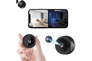slembands Wireless Camera Small,1080 HD Wifi Nanny Cam Indoor, Motion Detection & Night Vision, 150°Wide Angle View, Baby and Pet Monitoring Surveillance Camera, 64GB Memory Support(Not included)