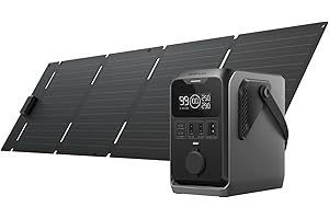 EF ECOFLOW Power station portatile TRAIL 300 DC con pannello solare da 60 W, batterie LiFePO4 leggere 288 Wh, generatore 300 W, ricarica rapida, 5 uscite, a prova di caduta, 0 db per campeggio/viaggi/emergenze