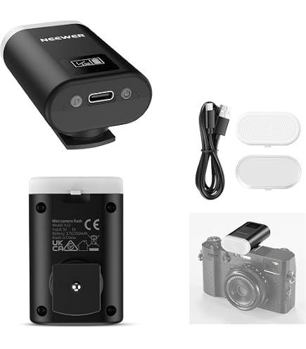 Godox IM22 Flash Manuale Per Fotocamera – GN10, Batteria 470 MAh, Ricarica Type-C, 440 Flash A Piena Potenza