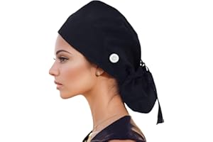 HUyydza Calot Chirurgical Fleur Chapeau d'infirmière Bonnet Chirurgical Tissu Turban Chimio Coton pour Filles Femmes Chapeaux Bonnet de Bain Bandeau Foulard Front Croisé Musulmanes Cheveux Sortie