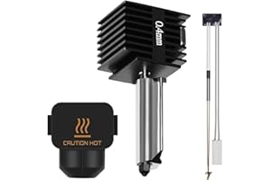 HzdaDeve Hotend pour tête d'impression A1 Mini/A1 - Mise à niveau haute température - Buse en acier trempé - 0,4 mm - Kit d'extrudeuse de rechange - Cartouche chauffante - Thermistance - Pour