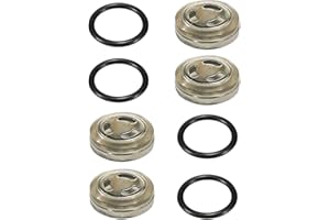 UZYXC 4 Pièces Kit Joints Pour Réservoir Du Maître-Cylindre Frein Avant Moto, Embrayage Maître-Cylindre Réservoir Miroir Vue Accessoires, Joint Verre Vue Remplacement(18MM)