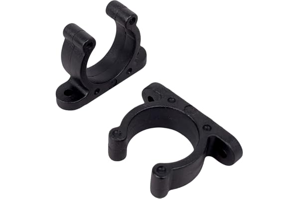 GATE14® Supports pour Avirons et Pagaies, Clips en Plastique Noir Ø Max 35 mm 2 Pcs