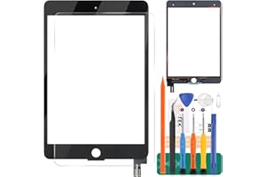 SRJTEK Per IPad Mini 5 7.9 Sostituzione Dello Schermo 2019 A2126 A2124 A2133 Touch Screen Digitizer Pannello di Vetro Matrice Parti di Riparazione Kit (Nero)