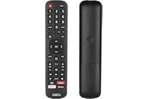 CTRLBETTER Telecomando EN2BB27H EN2BB27HB Compatibile Con Hisense FHD UHD Smart TV H32A5600 H39A5600 H43A5600 H43A6100 H43A6120 H50A6100 H50A6120 H55A6120 Sostituzione Controllore Con YouTube NETFLIX Pulsanti