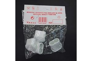 Vervi. S. L. Xxx29780 - Contera para mesa blister 4 piezas blanco