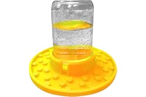 LYRICALIST Mangeoire à Abeilles Mason Jar - Abreuvoir à Abeilles, Mangeoire à Abeilles Mason Jar | Mangeoire de Ruche, Tasses de Jardin, Eau sucrée et mangeoire d'entrée, Mise en Conserve Efficace des Abeilles,