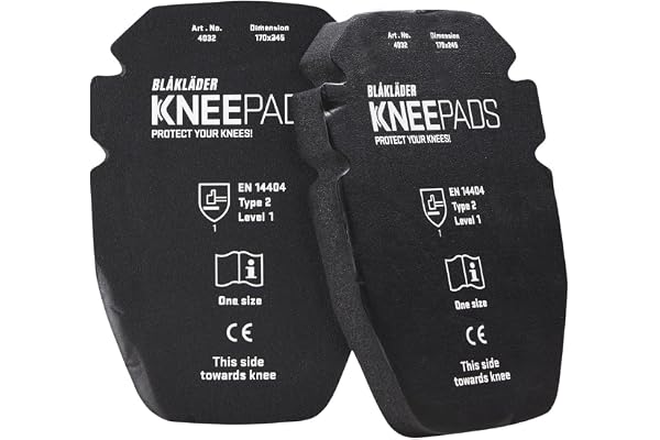 Blaklader 403212079900onesize knäskydd gel, 25 mm, svart, midja unik