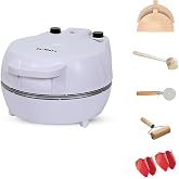 Dr.Maya&reg; Minik Şef Seti | 6 par&ccedil;a | Multi (lahmacun) Taş Fırın Makinesi + 5 Farklı Mutfak Gereci (Beyaz)
