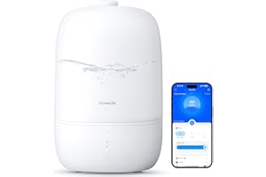 GoveeLife Smart 3L Umidificatore Top Fill Cool Mist WiFi Humidifier per neonati e piante e camera da letto, funziona con Alexa