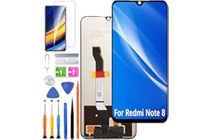 HLYGZX Ersatz Original Display für Xiaomi Redmi Note 8 LCD-Bildschirm, M1908C3JH M1908C3JG M1908C3JI Bildschirm LCD Display Touch Digitizer Assembly Reparaturteile Kit(Nicht für Note 8 pro)