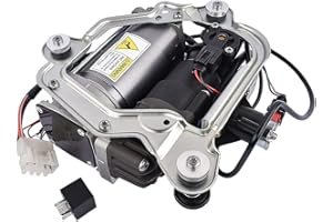 Air Suspension Compressor Pump Compatible with Ran-ge Ro-ver MK III L322 3.0 4.4 2002-2005 RQL000014 LR006201 RQL000010 TGKUKNOB