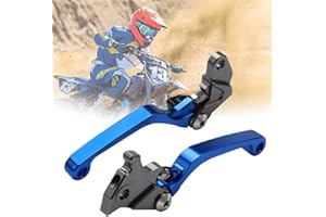 Fast Pro Ensemble de leviers de frein et d'embrayage gauche et droit pour Yamaha WR250F WR 250 F WR250 F WR 250F 2005-2016 WR450F 2005-2015 WR 450 F WR450 F WR 450F