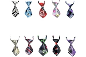 GOGO Lot de 10 Cravates pour Chien du Festival de noël du Festival de noël, Cravate de Chat Accessoires de toilettage pour Chiens