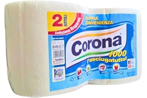 RFD Rotoloni Asciugatutto Premium 1,2kg - Doppio Velo Pura Cellulosa, Lunga Durata, Morbidezza Eccezionale