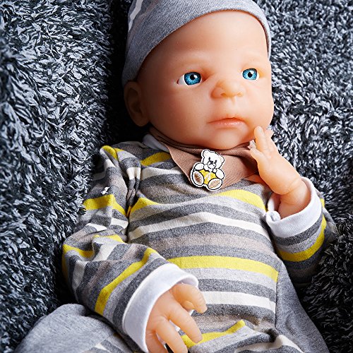 IVITA 21'' 10.8lbs Reborn Baby Doll Soft Silicone Washable for Girls