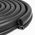 VUAOHIY Automotive Weather Stripping 33Ft Car Door Rubber Seal Strip with Side Bulb Rubber Edge Trim for Cars Campers Trucks Boats RVs