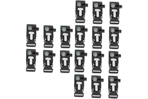 Kisangel 18 Pcs Boussole sifflet Bracelets fermoirs Bracelets d'urgence Accessoires Boucles de sifflet grattoir en Silex Allume feu Tisser Boucle de sifflet Paracorde