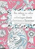 Image de Coloriages dorés - Chevaux et licornes