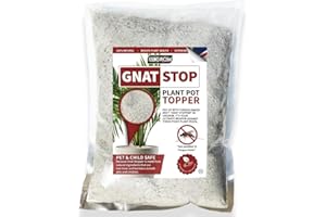 UK GROW Gnat Stop Plant Pot Topper - Natural Pest Control for Indoor Plants - Home use - Available in 1L, 2L, 3L, 5L, 10L, 20L Bags (5 Litre)