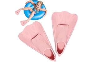 Firulab Aletas para Nadar Niños | Snorkel Buceo Entrenamiento Aletas Aletas Cortas Suaves | natación, Aletas Cortas Entrenamiento para Estilo Libre, braza