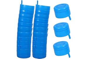 Homoyoyo 25 Piezas Tapones para Botellas De Agua De 5 Galones - Tapones Antiderrame De Repuesto para Dispensadores De Agua En Hogar y Oficina - Tapas De Botellas De Agua De 25