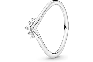 PANDORA Anello Tiara del Desiderio, in argento sterling, con pietre di zirconia cubica incolori