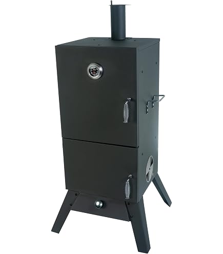 Pit Boss 3-Series Vertical Gas Wood Smoker in Red Hammertone - PBV3G1