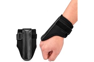 Hominas Golfträning Handled Fixator Hållare Neopren PU Justerbara Kompression Handledsbandage