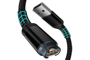 IMANGOO Kabel do ładowania do Garmin Fenix 7 7S 7X Pro Plus 6 6S 6X 6X 5 5S 5X Plus, nylonowy kabel do szybkiego ładowania 1,2 m do Forerunner 245 735 935 955 45, Vivoactive 3 4 4S, Approach S40 S60 G12 S12