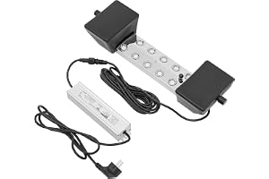 KiwiHood Pro 10-huvud Ultraljudsdimmaskin 350W Industrivärdig Dimmagenerator med Vattenskydd, 7L/h Dimmvolym för Trädgårdar/Damm/Evenemang, Hotell och Växthus (Stil 1)