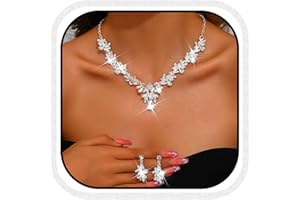 Fashband Crystal Bridal Wedding Jewelry Set Sparkly Earrings Party Prom Costume Earrings Jewelry for Women