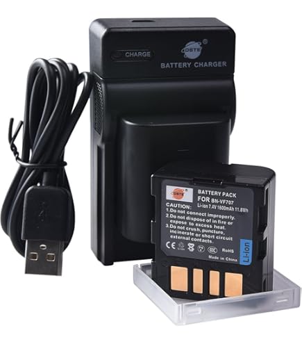 BTBAI BN-VF714U Camcorder Battery For VF714 VF707U VF733U VF733 VF707 GR D275U D270U D370U D290U D250U D250 D350U GZ MG20U MG35U MG30 MG21U MG77U MG27U MG37U Digital Video S1a