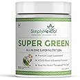 Simply Herbal Super Greens & Herbs Mix – Detox & Digestive Support with Spirulina, Amla, Chlorella & Antioxidants – 150g