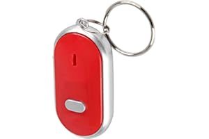 EOSNOW KOOL Keychain Locator, Easy To Use Anti-lost Device Whistle Key Finder Key Finder ABS Voice Control High Hardness for Child Bag, Suitcase for Wallet Car, Pet