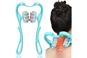 SHANHAIKX Nackenmassagegerät Nackenschmerzen Massagegerät, Shiatsu Triggerpunkt neck Massager,Nackenmassage für das Home Office zur Linderung von Nackenschmerzen und Chronischer Migräne.