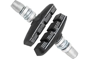 SUNGOOYUE Klocki Hamulcowe Rowerowe, 1 Para Klocków Hamulcowych V-brake 55 Mm, Gumowe Klocki Hamulcowe V-Brake z Nakrętkami do Roweru Składanego