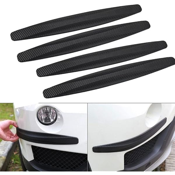 Protections Réfléchissantes Pour Poignées De Porte De Voiture - Lot De 10 - Film Fibre De Carbone Anti-Rayures