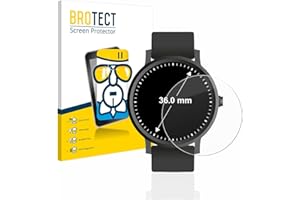 brotect Protection Écran Verre pour Montres (Circulaire, ø: 36 mm) Film Protecteur Vitre 9H [Anti-Rayures, Transparent]