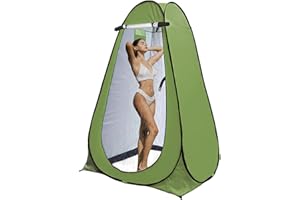 MAXVINI Tente de Douche 190×120×120cm/ 213×150×150cm Pop Up Tente Douche Camping Portable Toilet Cabine Douche Camping Car Tente de Douche pour Pêche Exterieur WC Plage Randonnée Bain L'extérieur