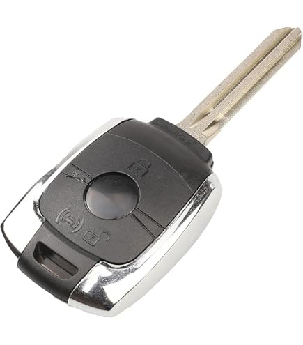 Custodia Portachiavi Auto SsangYong Kyron Actyon Rexton - Telecomando A 2 Pulsanti, Alloggiamento Di Ricambio Nero (Dioche) - 3