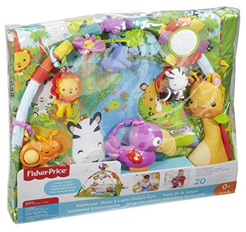 Mattel Fisher-Price DFP08 Rainforest Erlebnisdecke mit farbenfrohen Motiven - 10