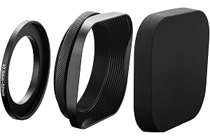 BCMCZCDC metall, rektangulär, solskydd, linsskydd med 40,5 mm adapterring