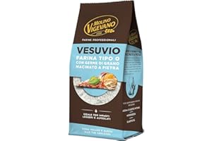 ITALIAN GOURMET E.R. Molino Vigevano Farina Type "0" Farine, Vesuvio pour pizza napolitaine haute et douce. Paquet de 500 g