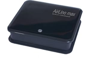 LinTech AirLino® max HiFi Connect Multiroom Audio Empfänger/Receiver/Kabelloses Audio Streaming/Bluetooth aptX/ 2.4+5GHz WLAN/ AirPlay2, DLNA-UPnP, WiFi, Radio, NAS-Tidal-Spotify-Qobuz Musik Connect