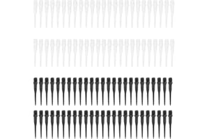 LYITZW 100 Pièces flechette Pointe Plastique Pro tête de fléchette en Plastique Pointe Plastique pour flechette Embout flechette Pointe Plastique Flechette Pointe Plastique