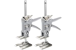 MEETOZ Lot de 2 vérins multifonctionnels pour économiser de la main-d'œuvre, dispositif de levage réglable en hauteur qui supporte la lenteur et la vitesse