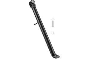 KEENSO Motorcycle Stand, Steel Alloy Motorbike Foot Side Support Stand Dirt Bike Side Kickstand 12in Stand with Spring for SDG SSR Dirt Pit Bike other other